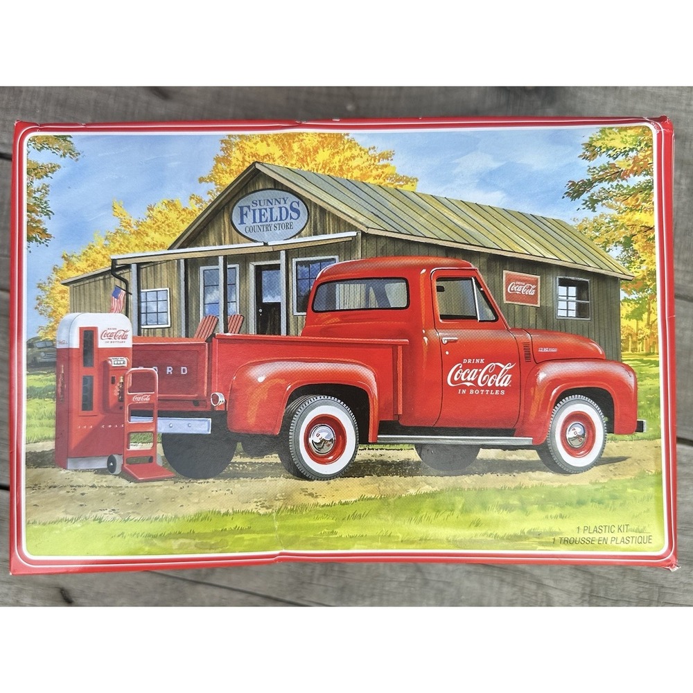 AMT  '53 Ford F-100 Coca Cola Pickup Truck 1:25 Model Kit 1144M - NEW IN BOX